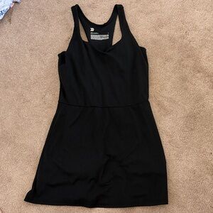 all in motion Black Racerback Mini Dress
